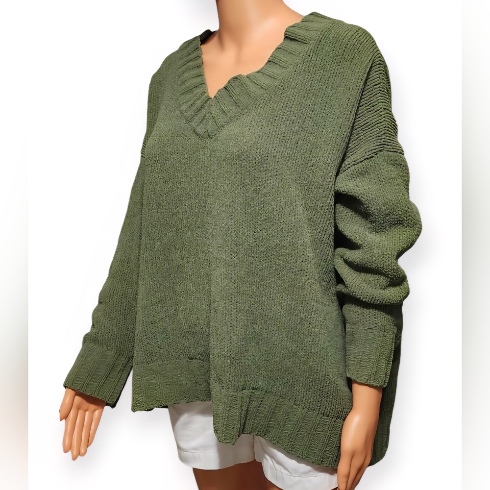 Aerie Sage V-Neck Sweater - Picture 4 of 6